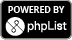 powered by phpList 3.6.13, &copy; phpList ltd
